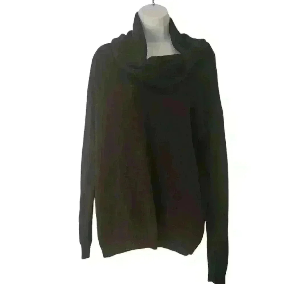 Harper Lane Black Cowl Neck Sweater Size L